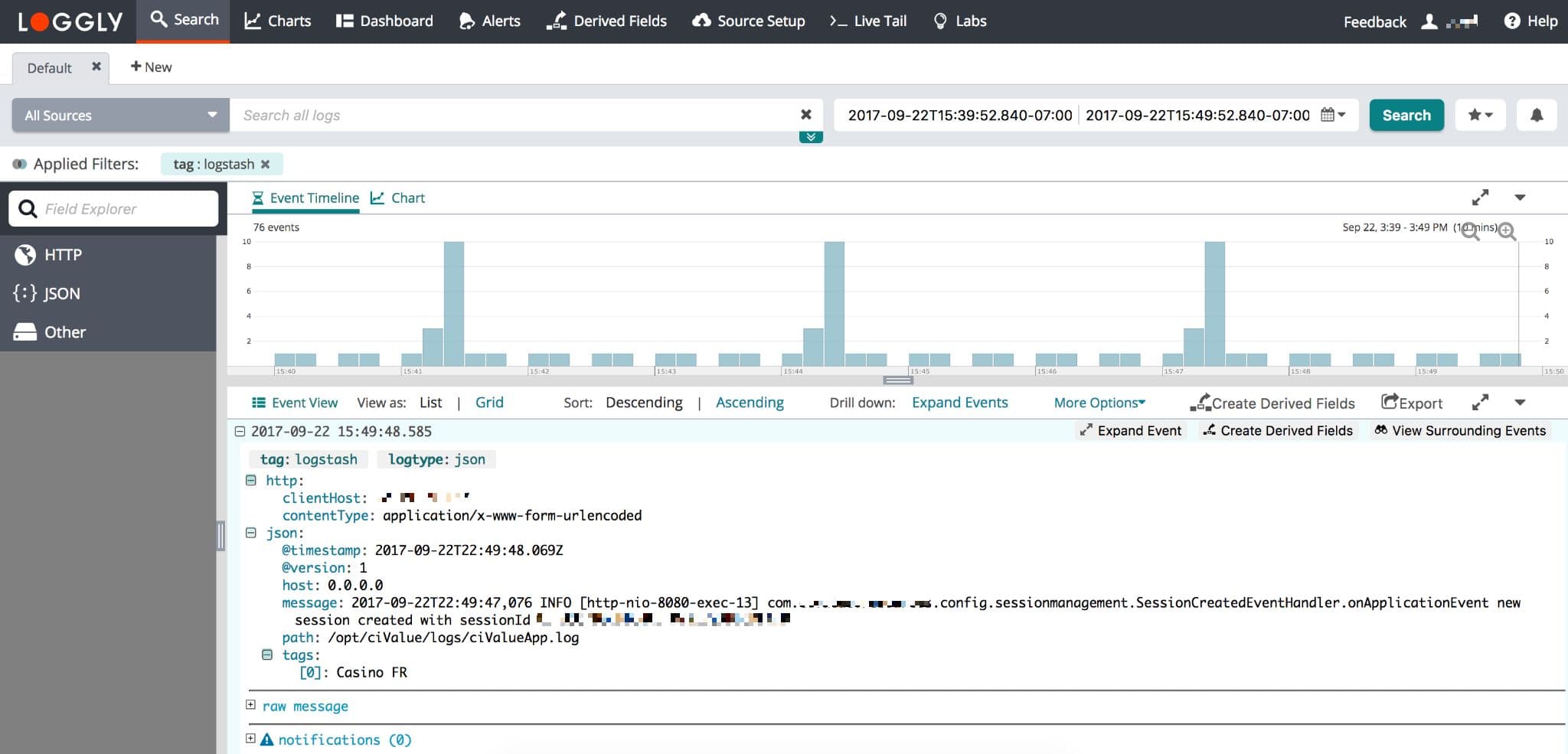 Logstash Logs Example