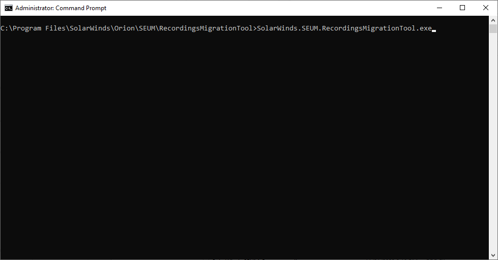 Step 3 - Command prompt