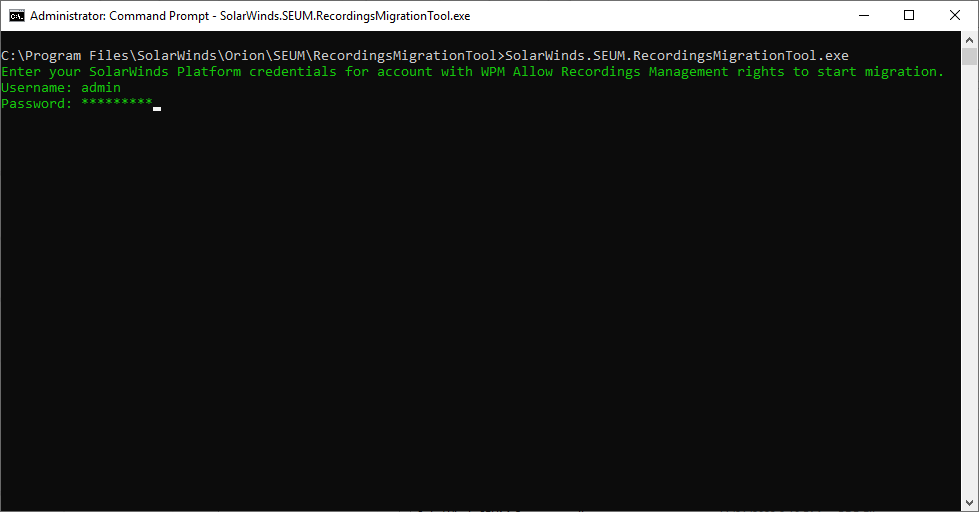 Step 4 - Command prompt