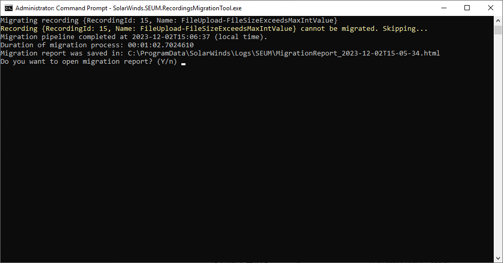 Step 6 - Command prompt