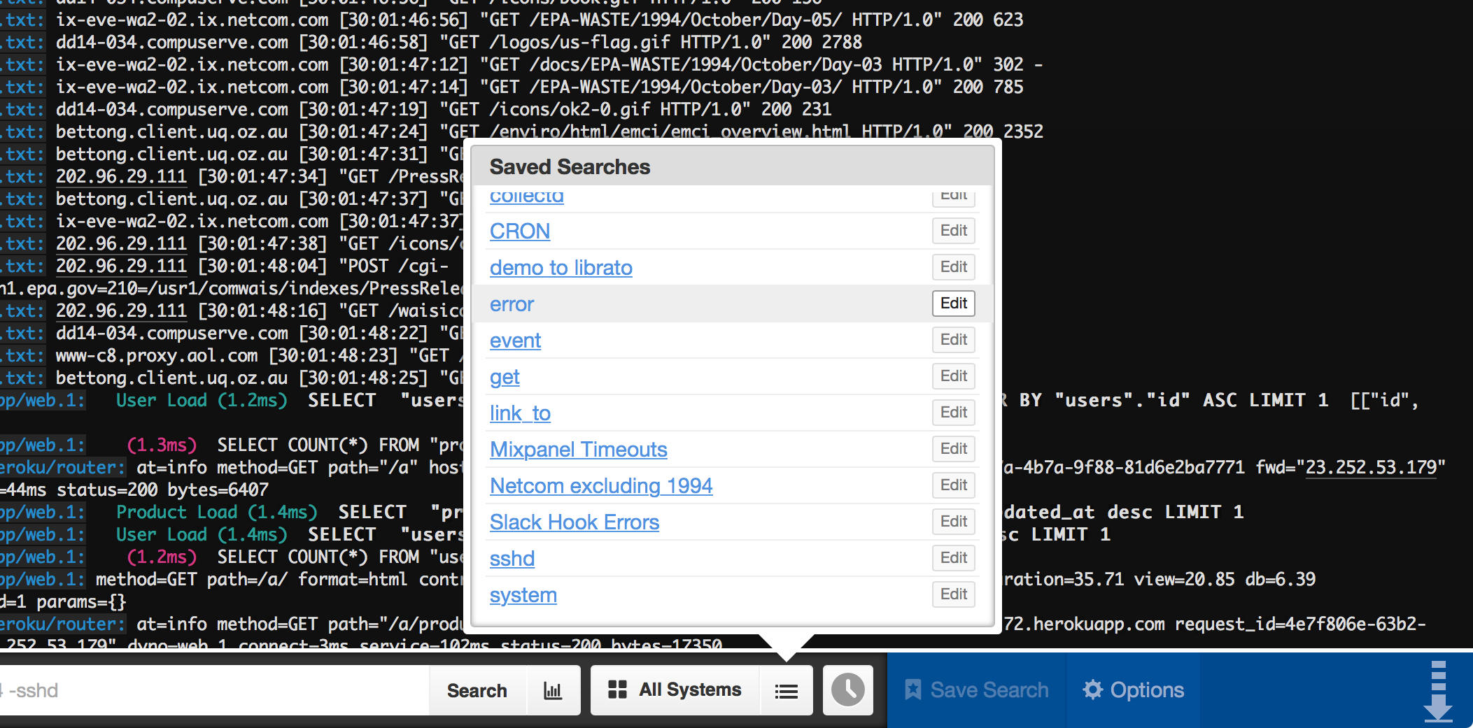 papertrail-edit-search