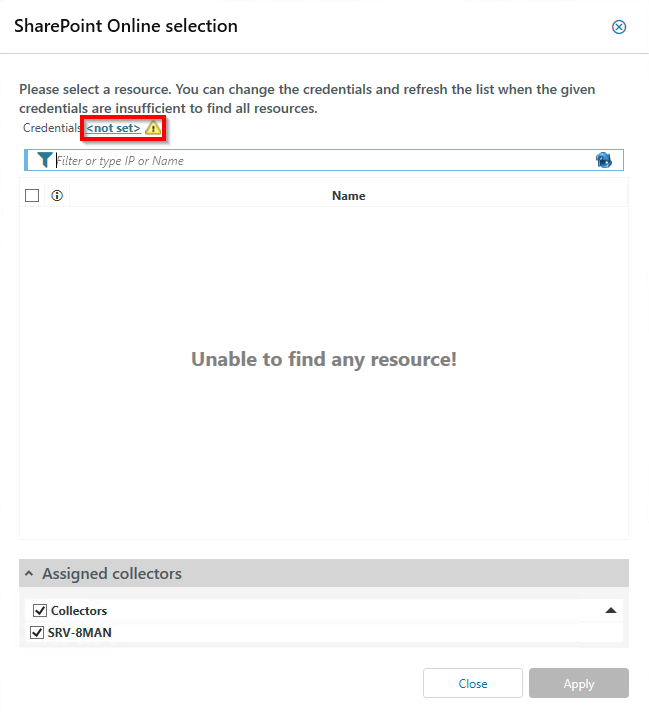 Add a SharePoint Online resource