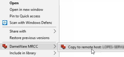 Dameware Icon Support users with Dameware Mini Remote Control