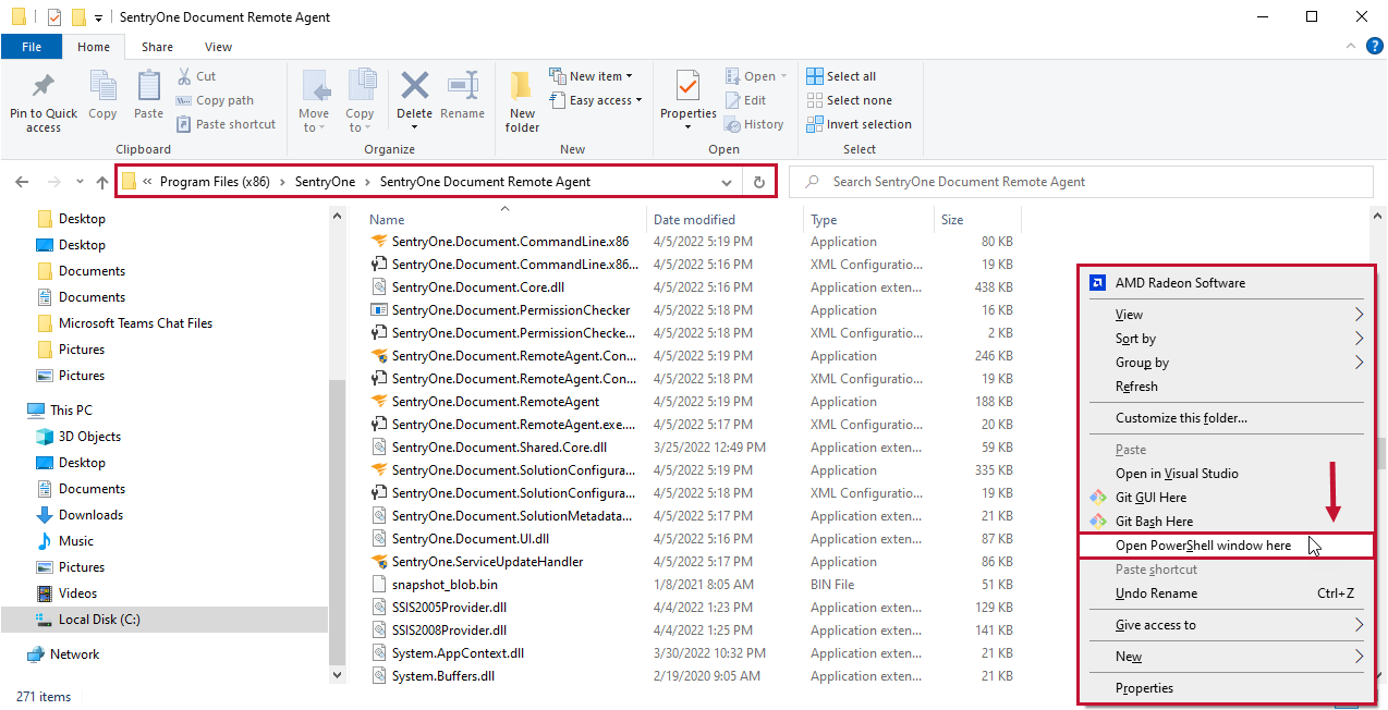 Database Mapper File Directory Open Powershell window Version 2022.3 Database Mapper File Directory Open Powershell window