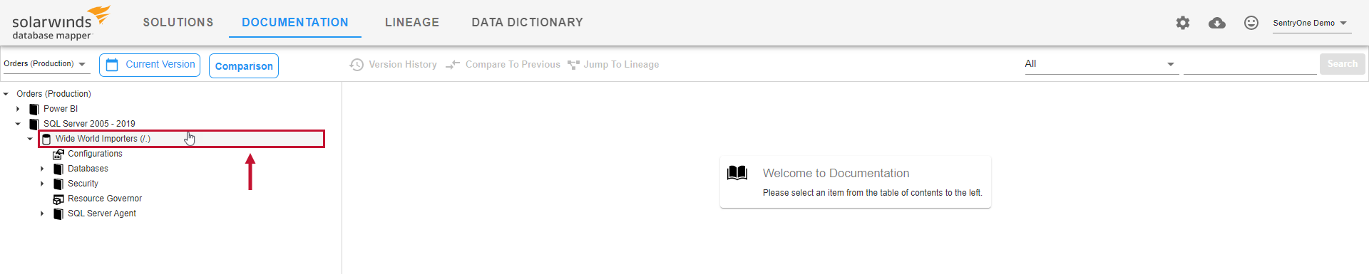 Database Mapper Web Portal Documentation select link from tree Version 2022.2 Database Mapper Web Portal Documentation select link from tree
