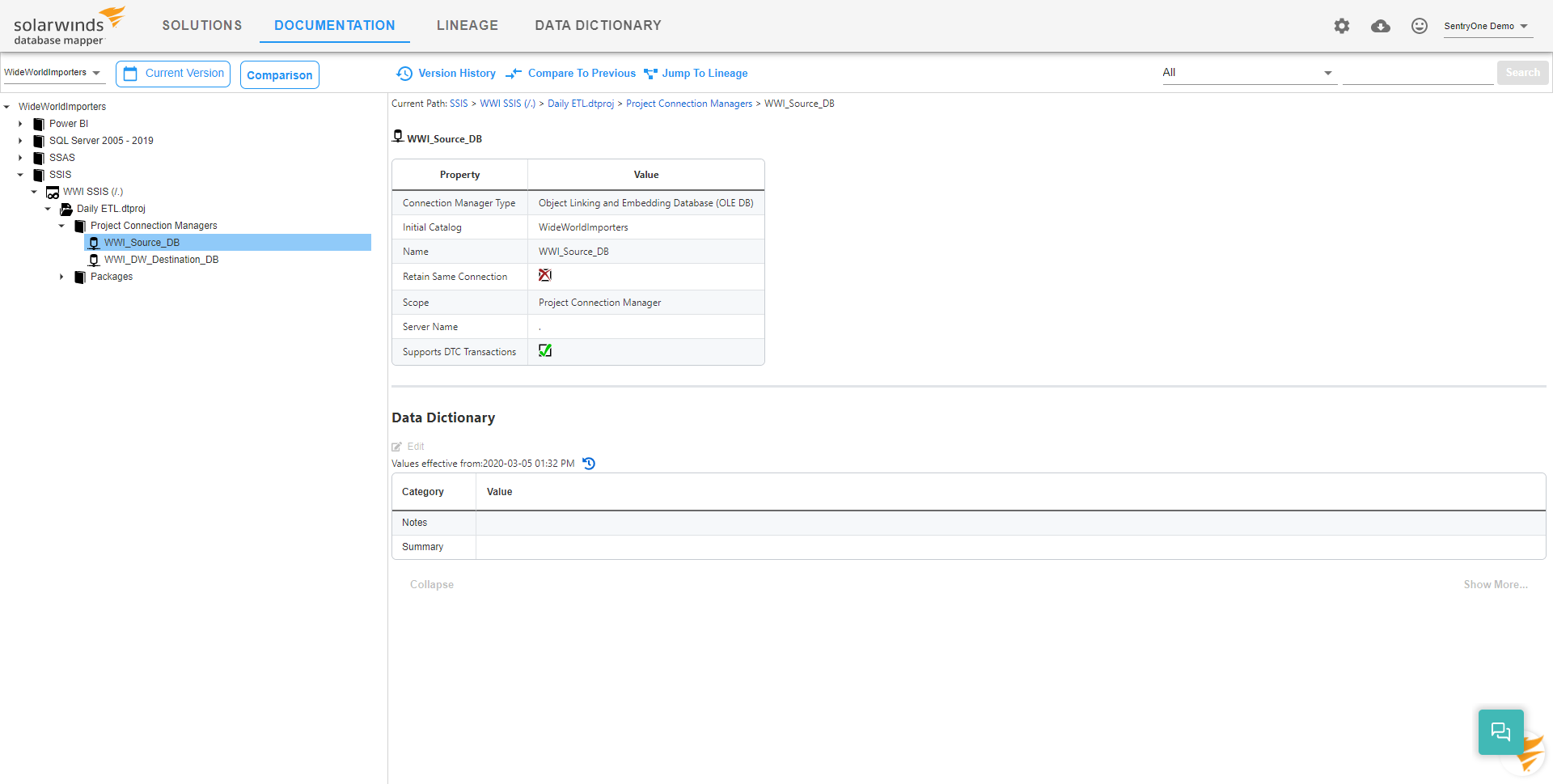 Database Mapper SSIS Project Connection Managers example Version 2022.2 Database Mapper SSIS Project Connection Managers Documentation example