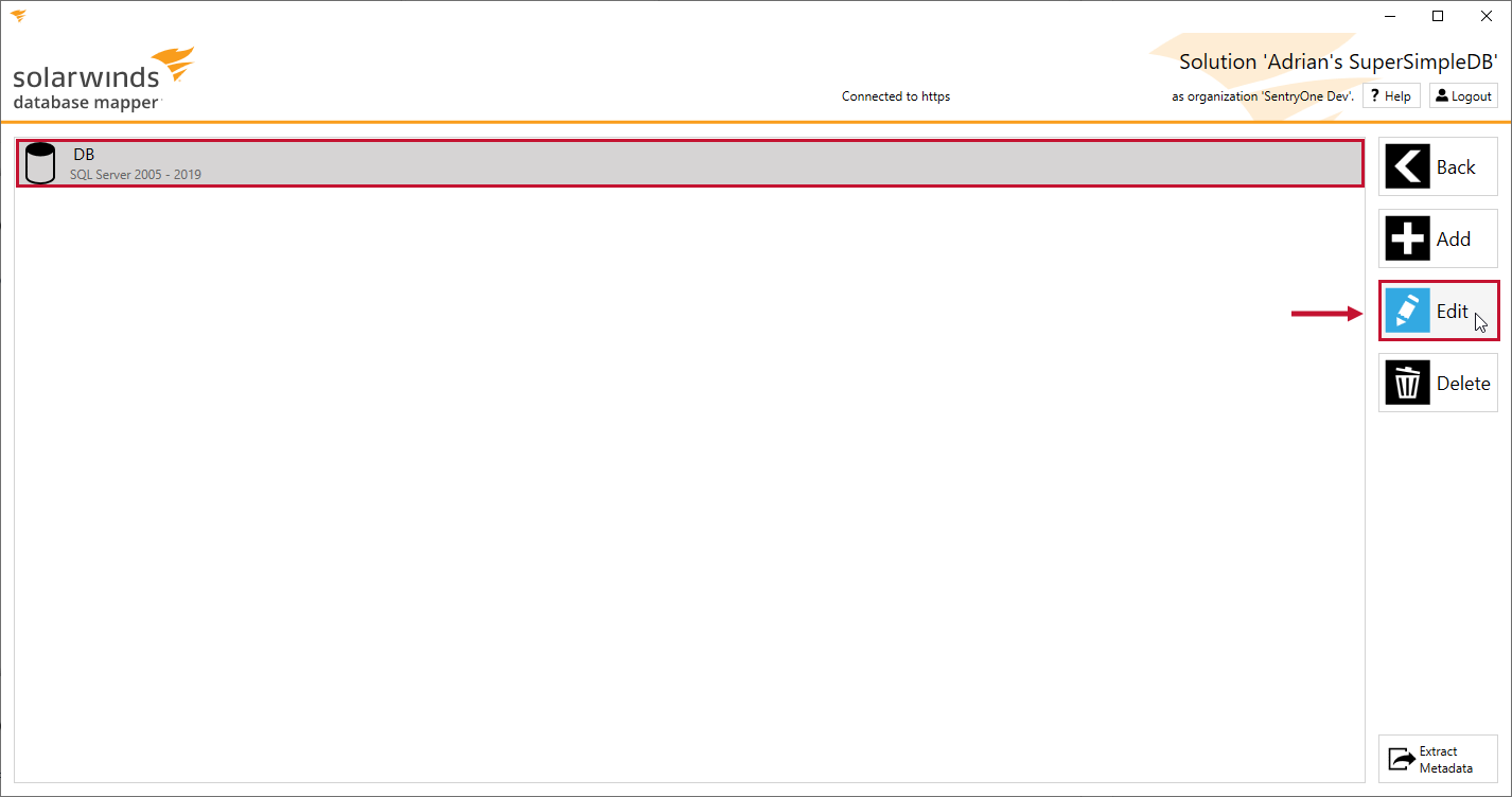 Database Mapper Database Mapper Edit Solution item Version 2020.128 Database Mapper Database Mapper Edit Solution item