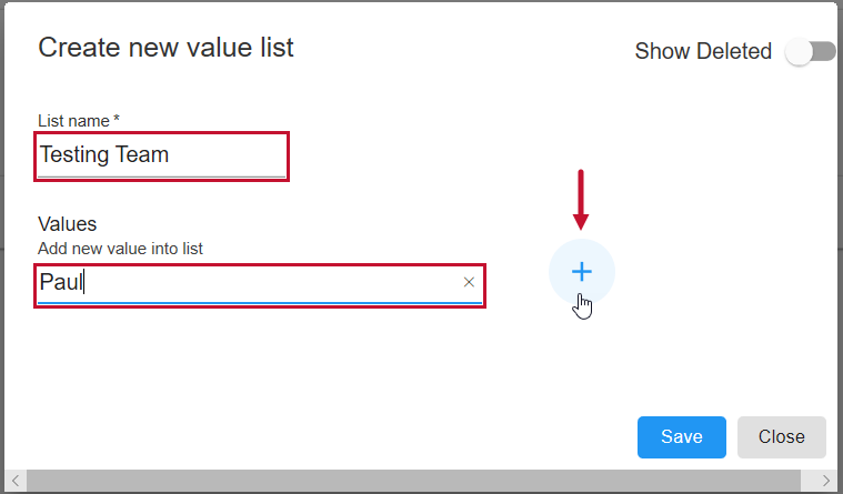 Database Mapper Data Dictionary Create new value list Version 2021.18 Database Mapper Data Dictionary Create new value list