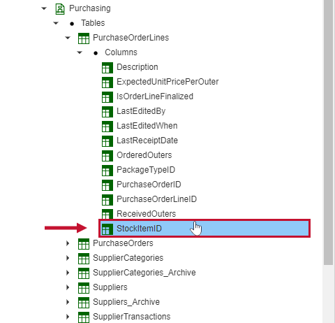 Database Mapper Lineage Solution Explorer Object fully expanded Version 2022.3 Database Mapper Lineage Solution Explorer Object fully expanded