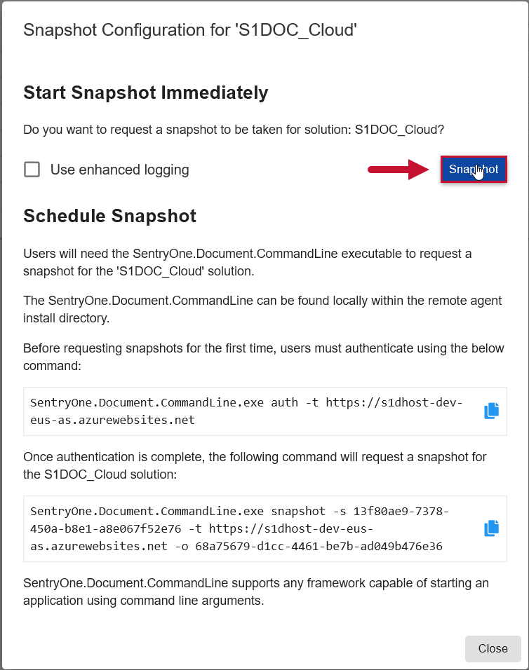 Database Mapper Snapshot Configuration for Solution Version 2021.18 Database Mapper Snapshot Configuration for Solution