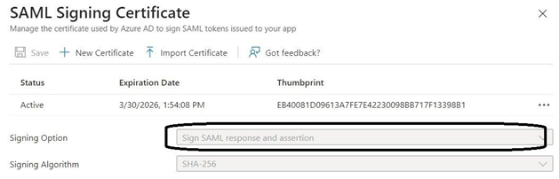 Saml Certificate Example Configure DPA to use SAML authentication with Azure AD