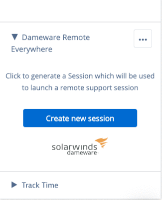 Sessions Using The Service Desk Integration