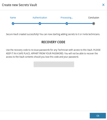 Vault Passcode Password Secrets Vaults