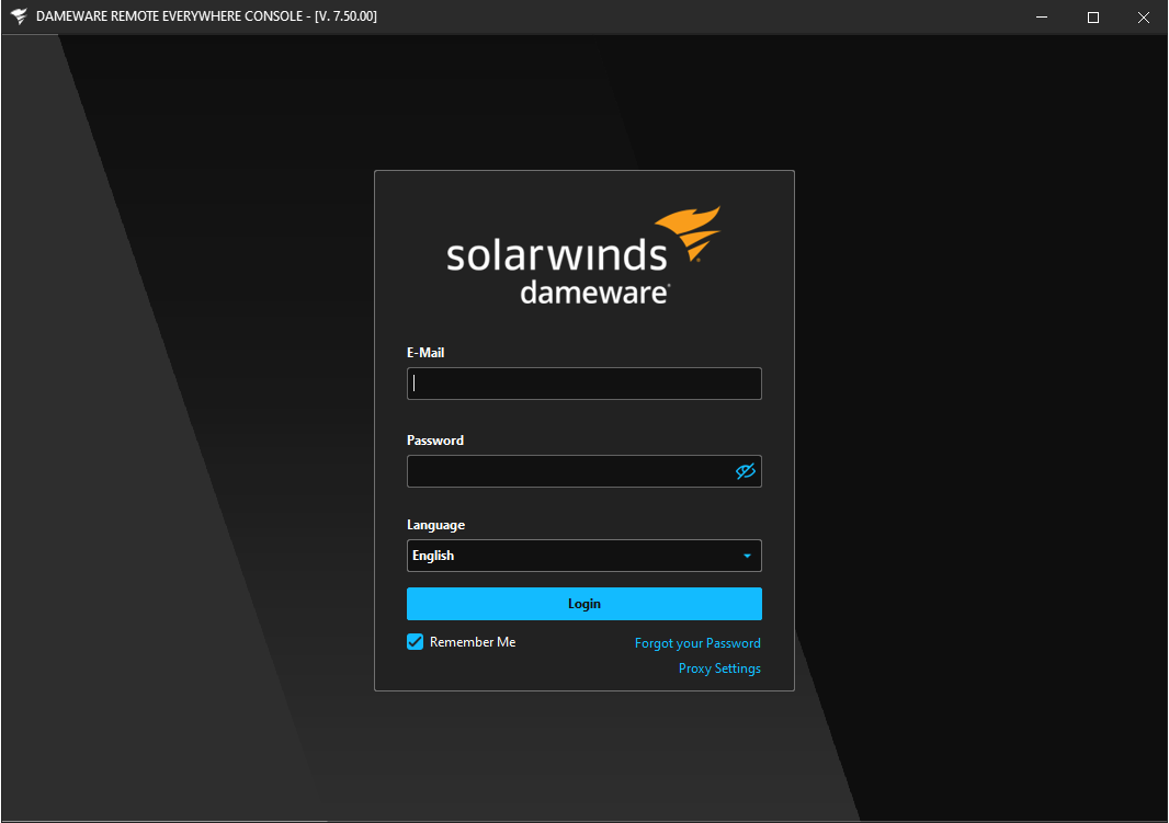 Tech Console Getting started with Dameware Remote Everywhere