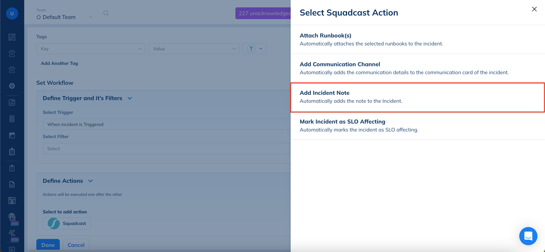 Image. Add Incident Note