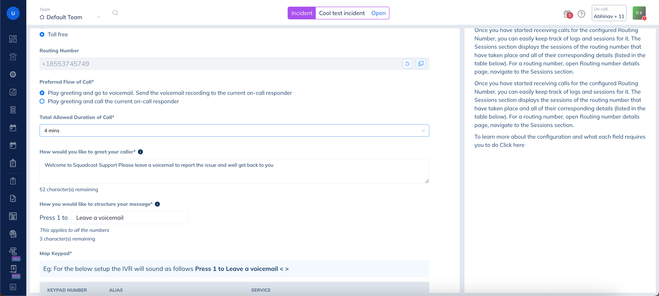 Image. Setup the LCR configuration