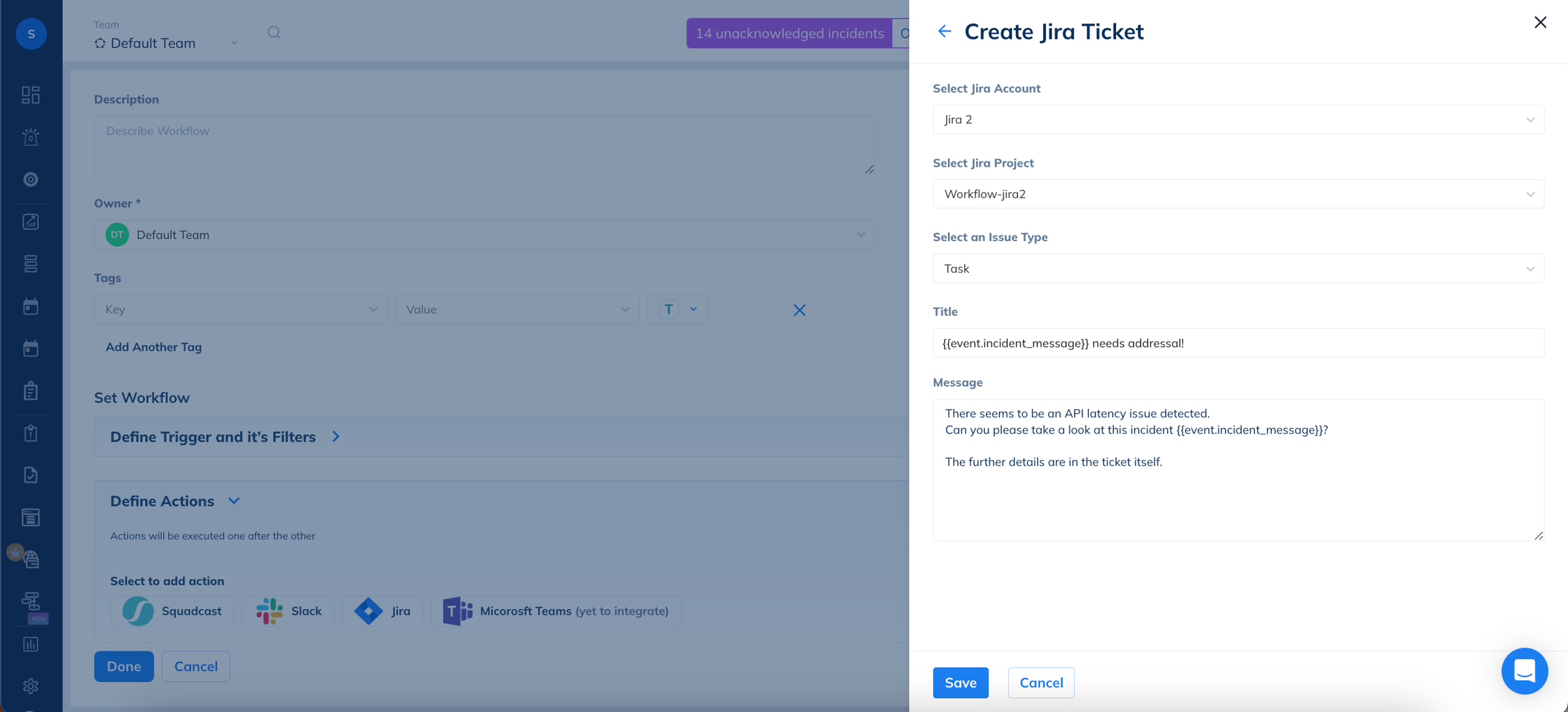 Image. Create Jira Ticket