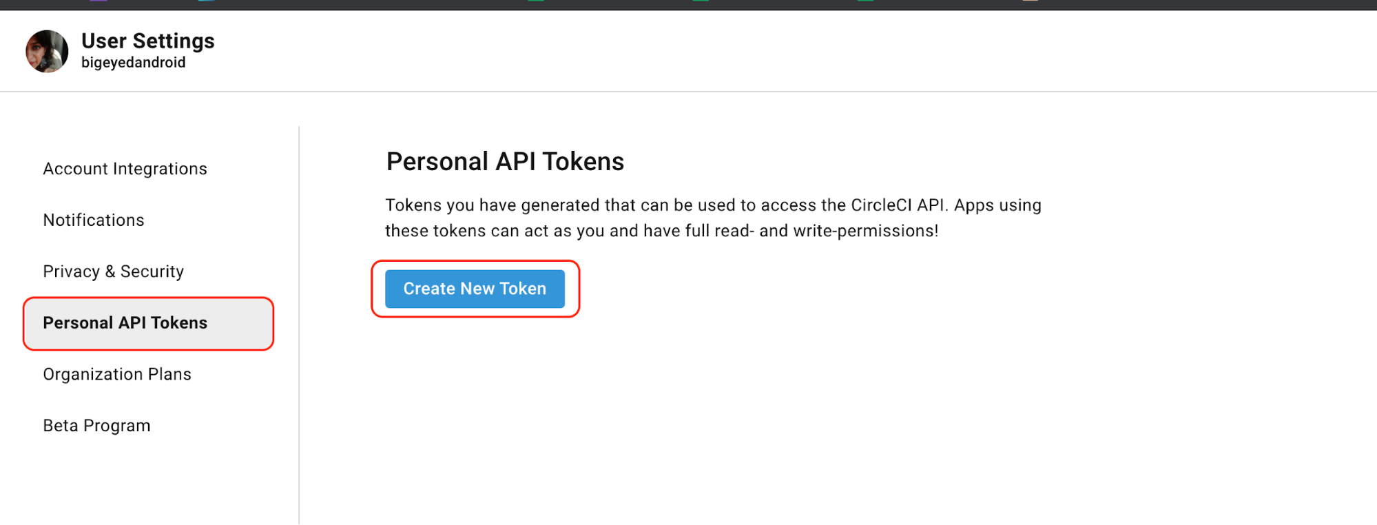 Paste the copied API Token in the Squadcast CircleCI extension