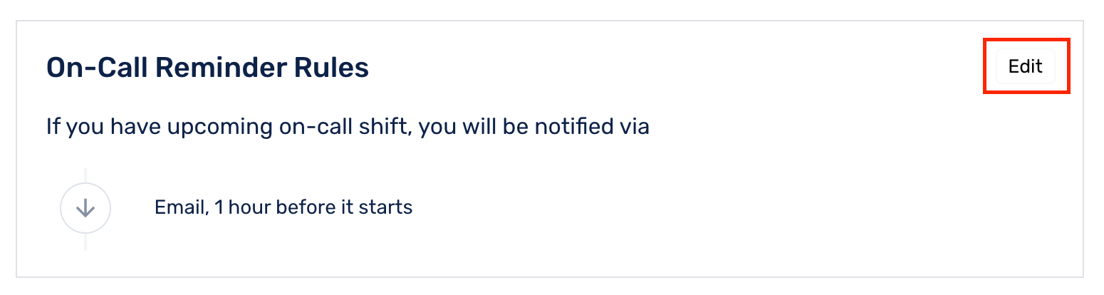 on call reminders rules notification via email in Squadcast