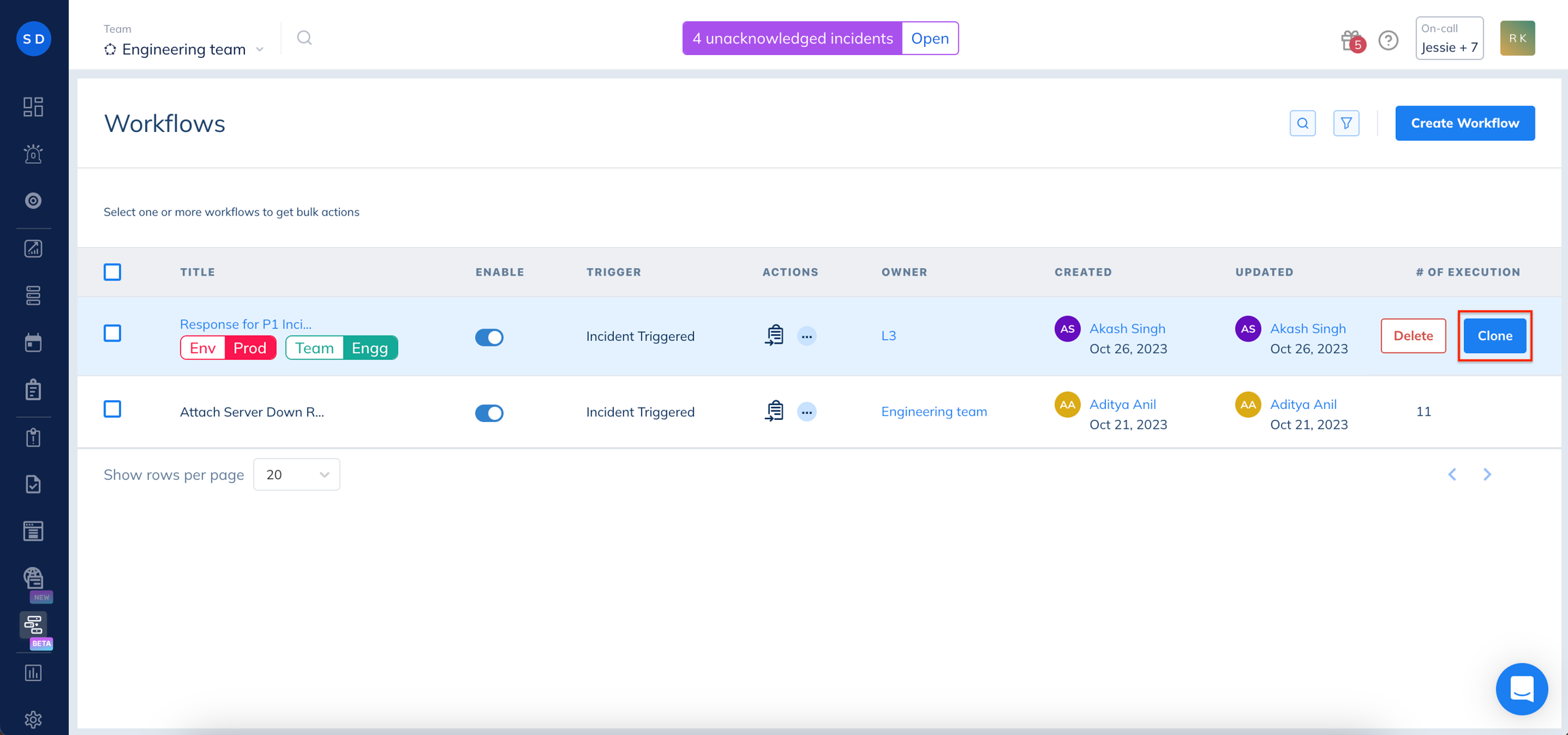 Image. Clone a Workflow