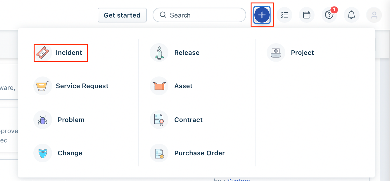 To create incidents for incident management