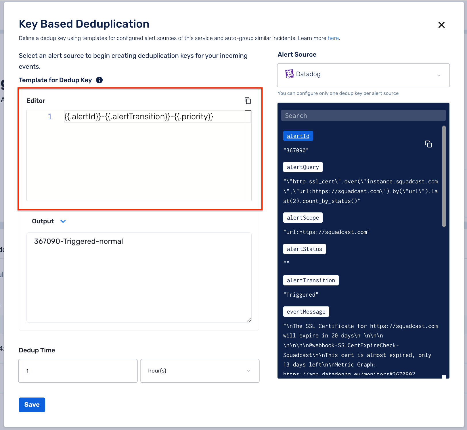 Flow Diagram for Key Based Deduplication