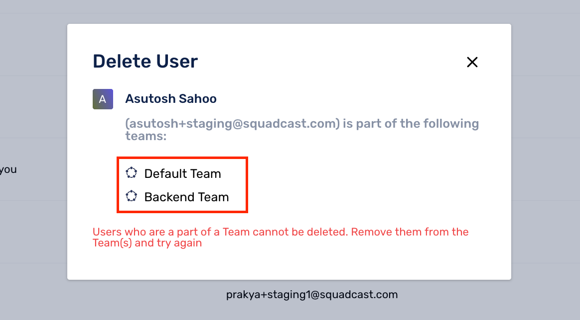 View User Profile - How to view of user profile in Squadcast