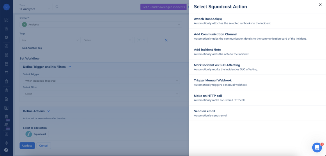 New Workflows Actions