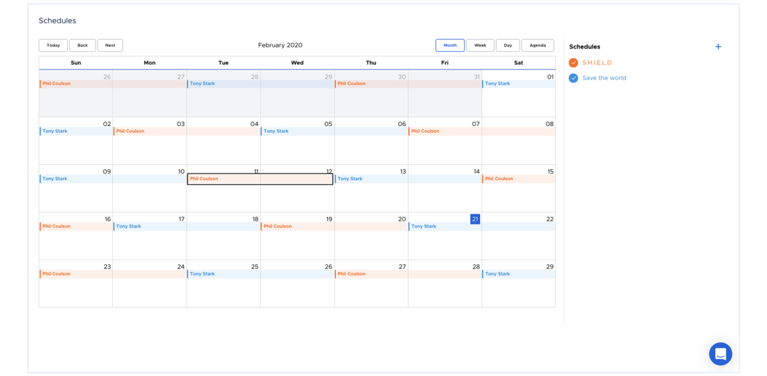 Brand New On-Call schedules