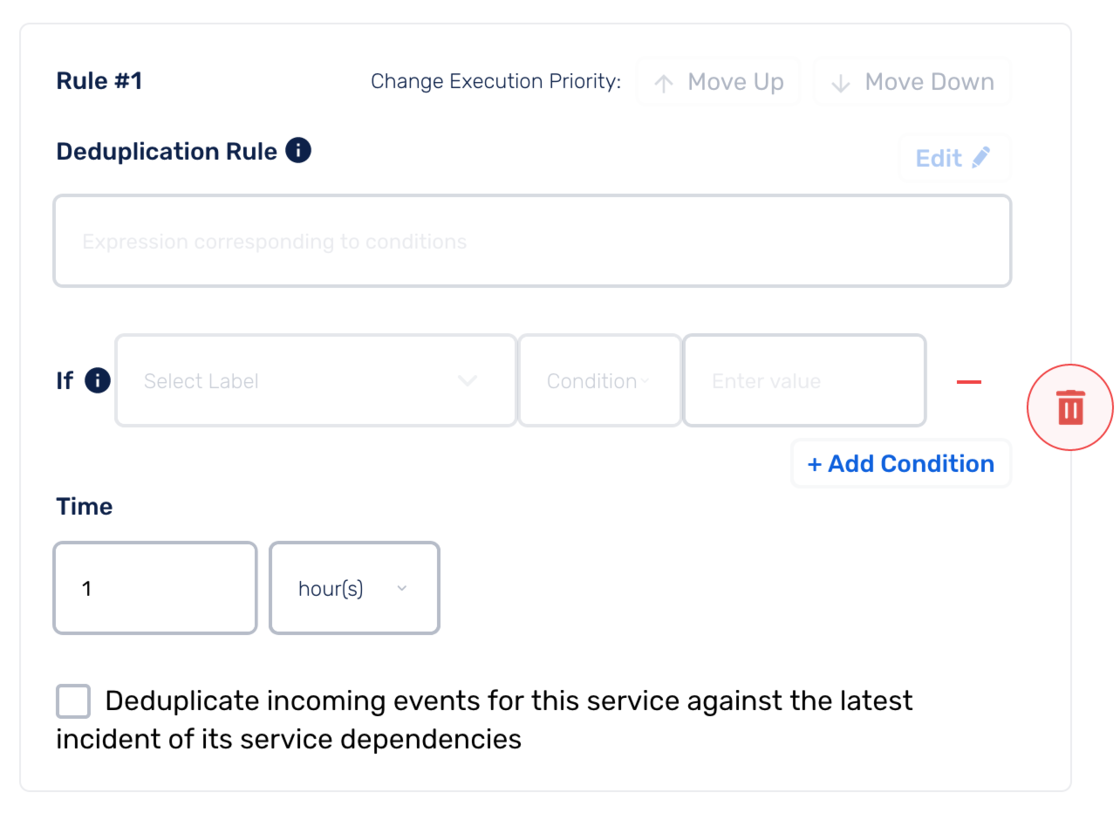 Service Dependency Based Deduplication