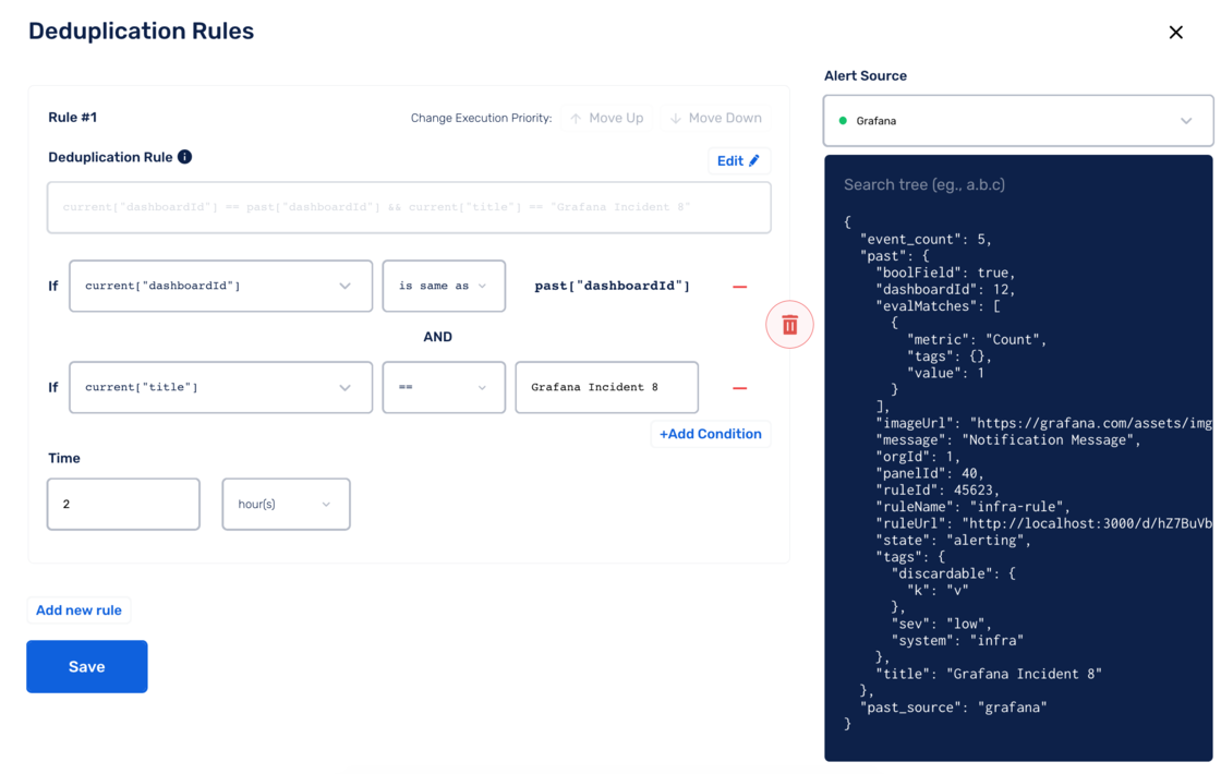 Alert Deduplication Improvements