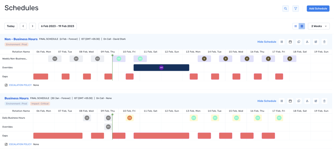 Beta: New & Improved Schedules