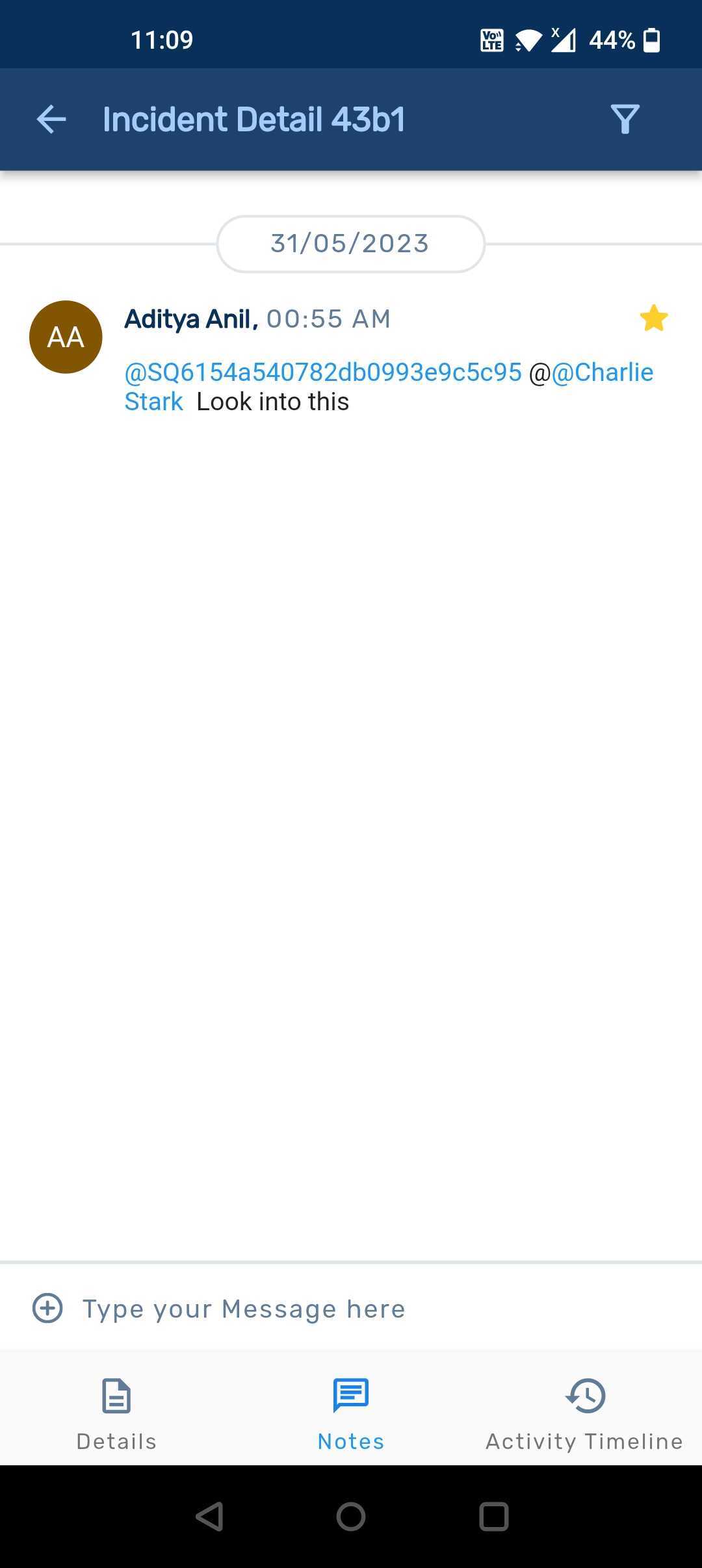 Image. Auto-grouped alerts