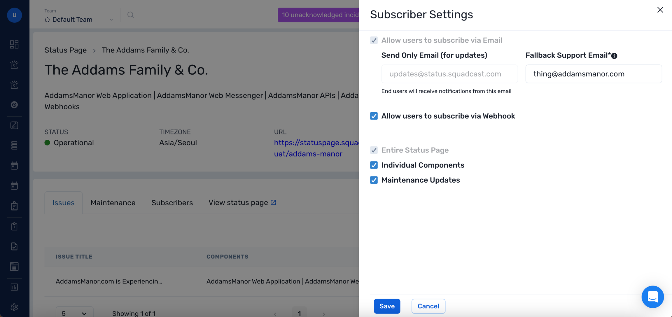 Customize your Subscriber Settings