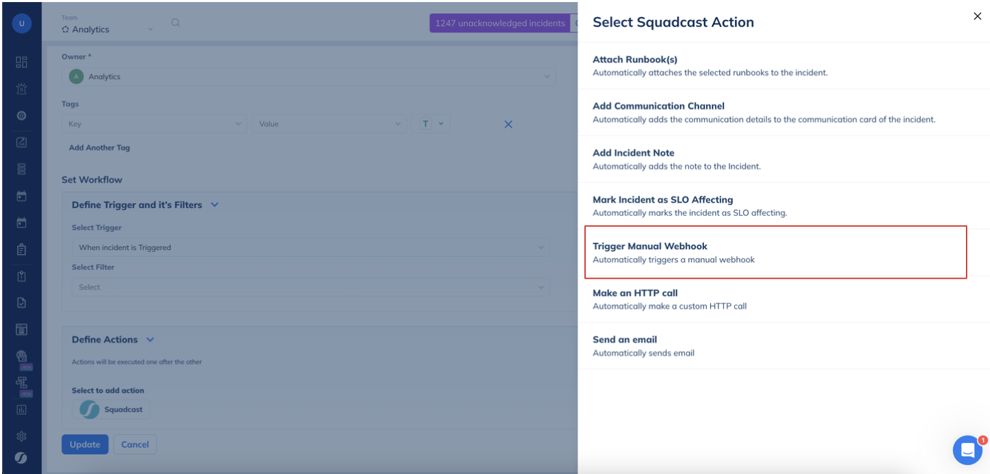 Image. Trigger Manual Webhook