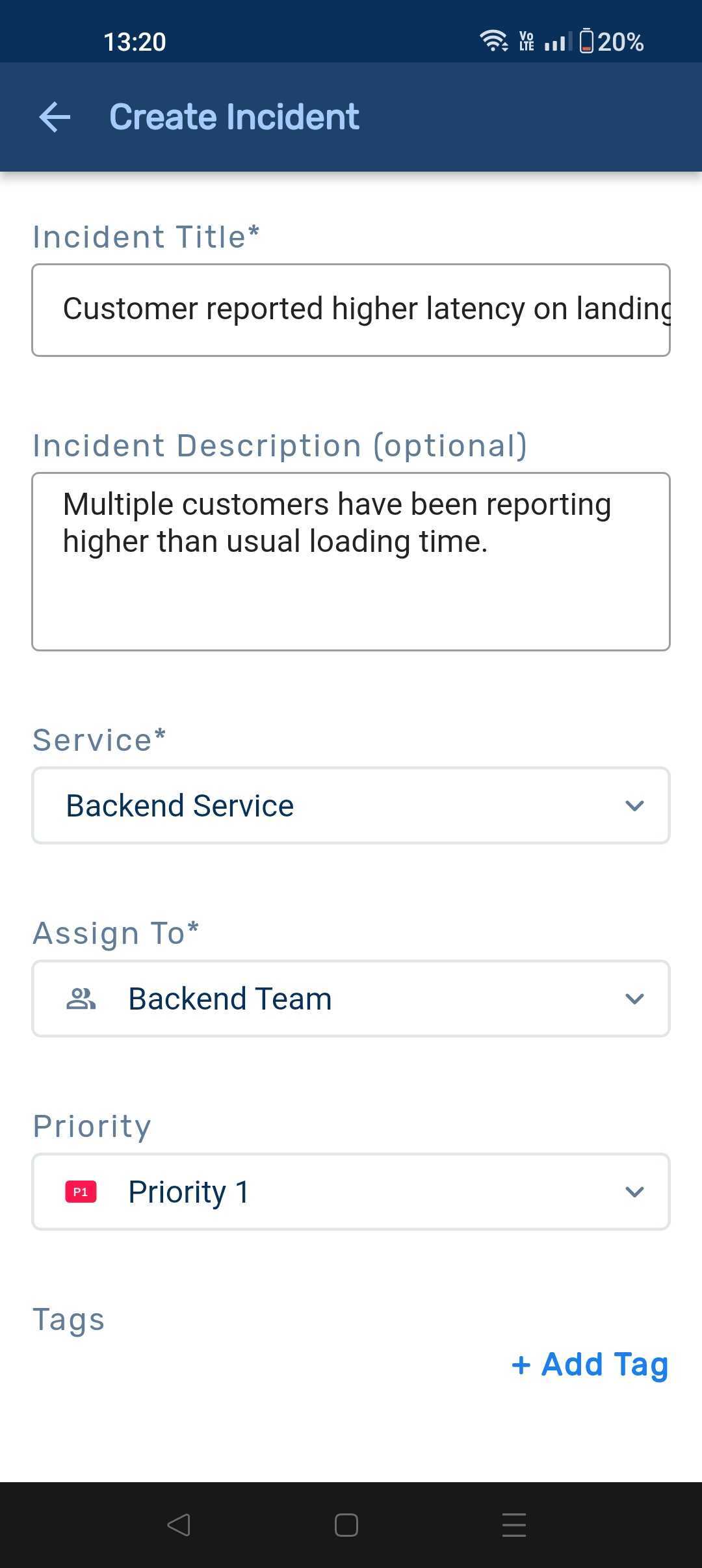 Select a team and apply filters