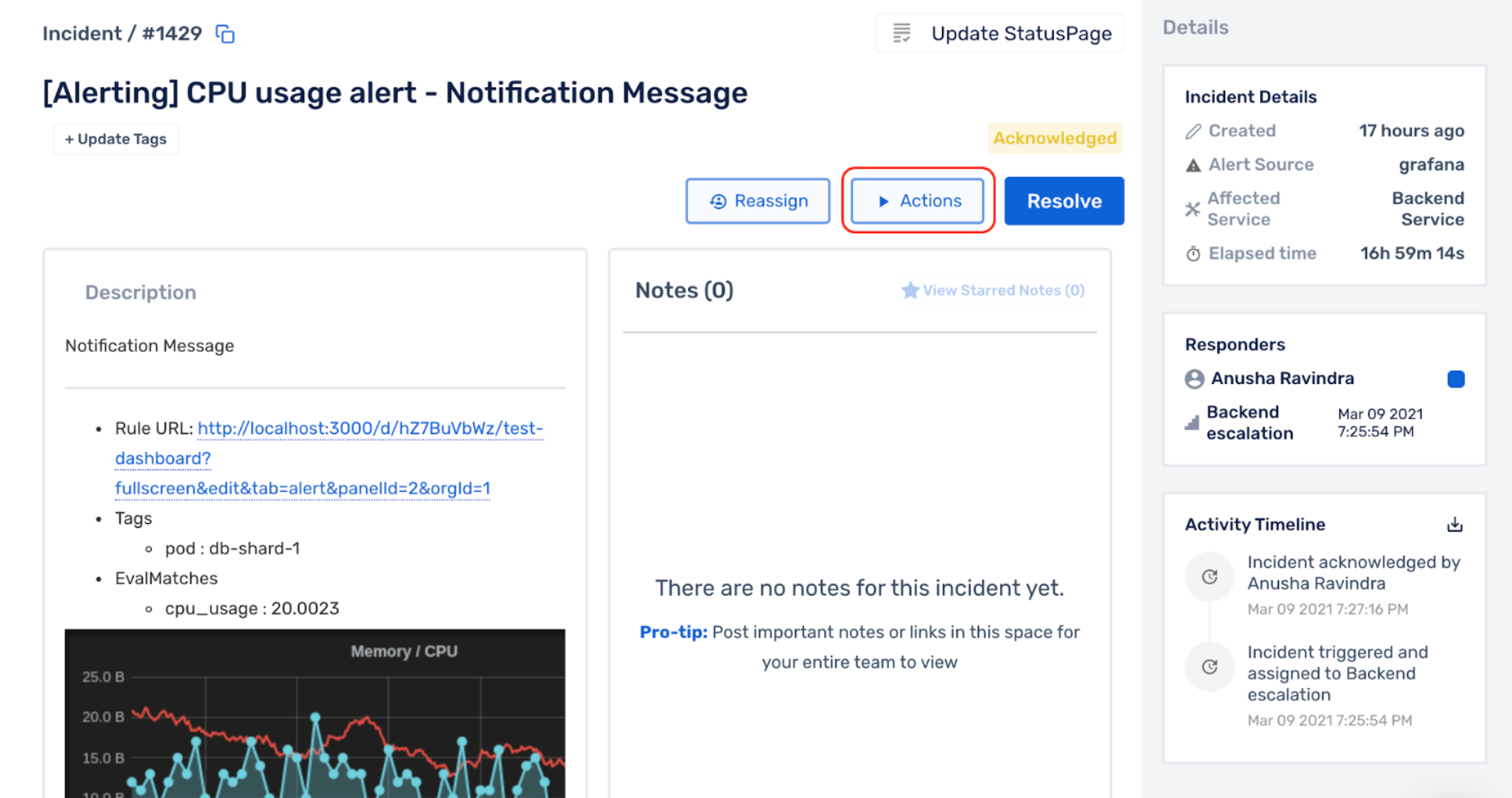 Give a name to API token