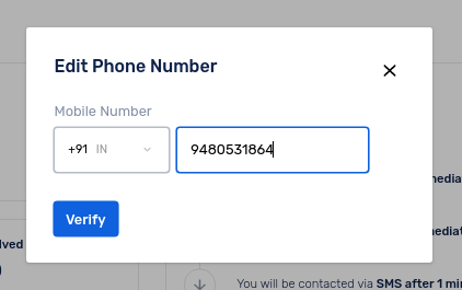 Verify Phone Number - How to verify the Phone Number