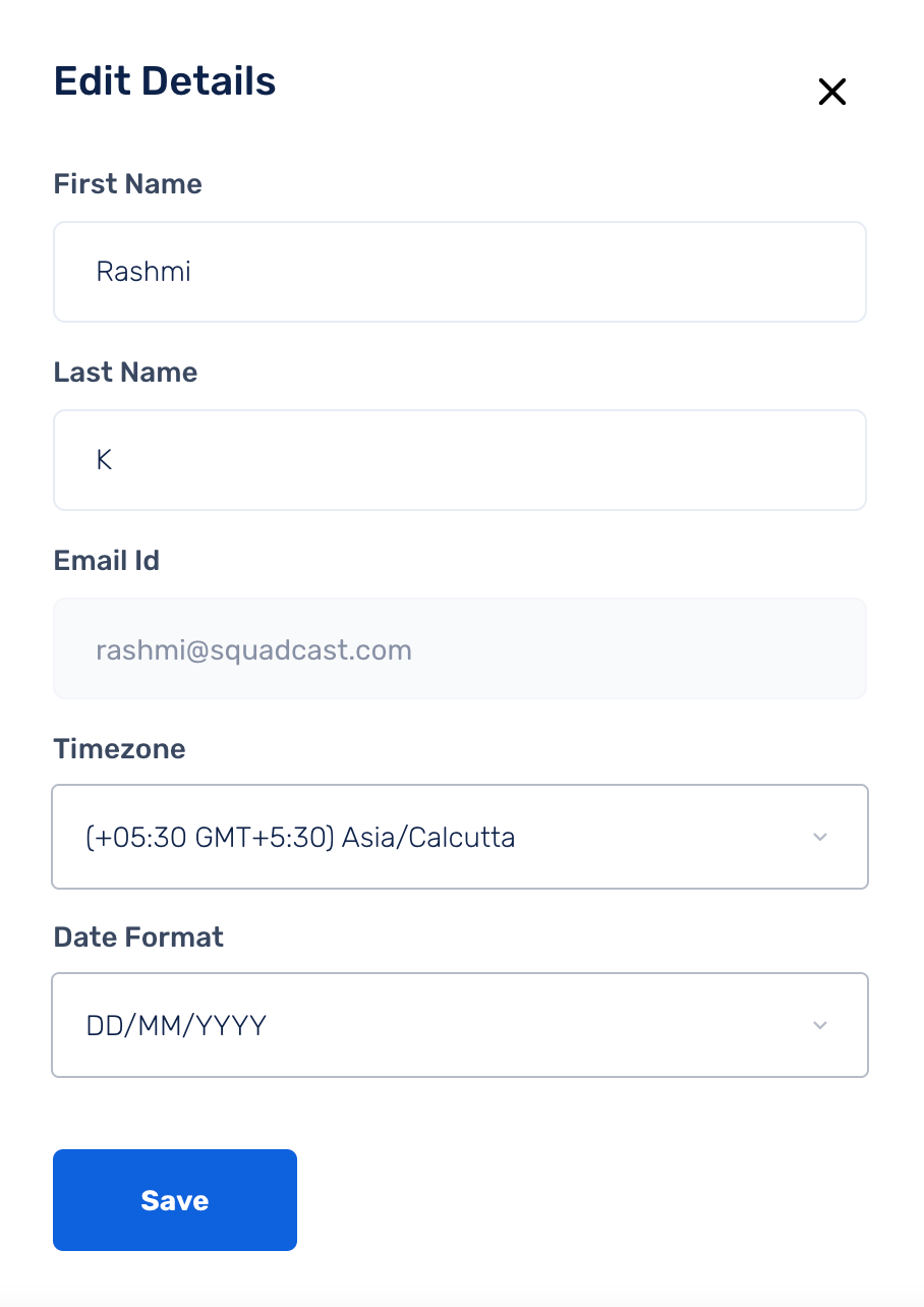 OTP verification in Squadcast