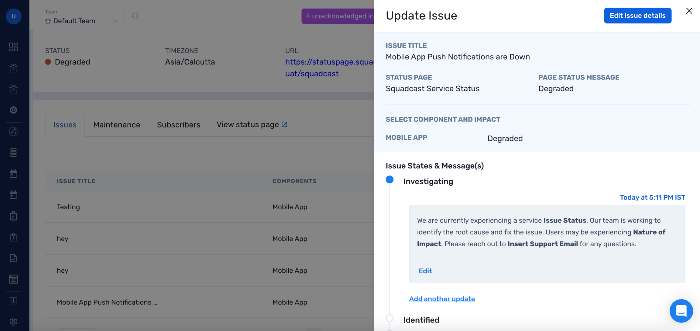 Image. Update Issue States