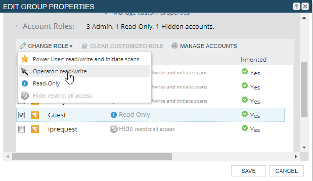 Grant a user read and write access to a subnet
