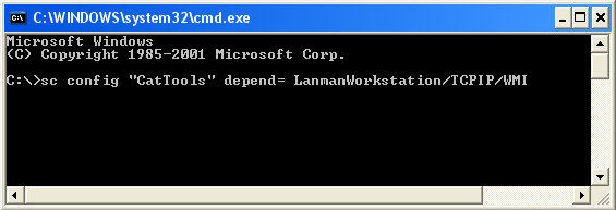 Automatic service start up and service dependency