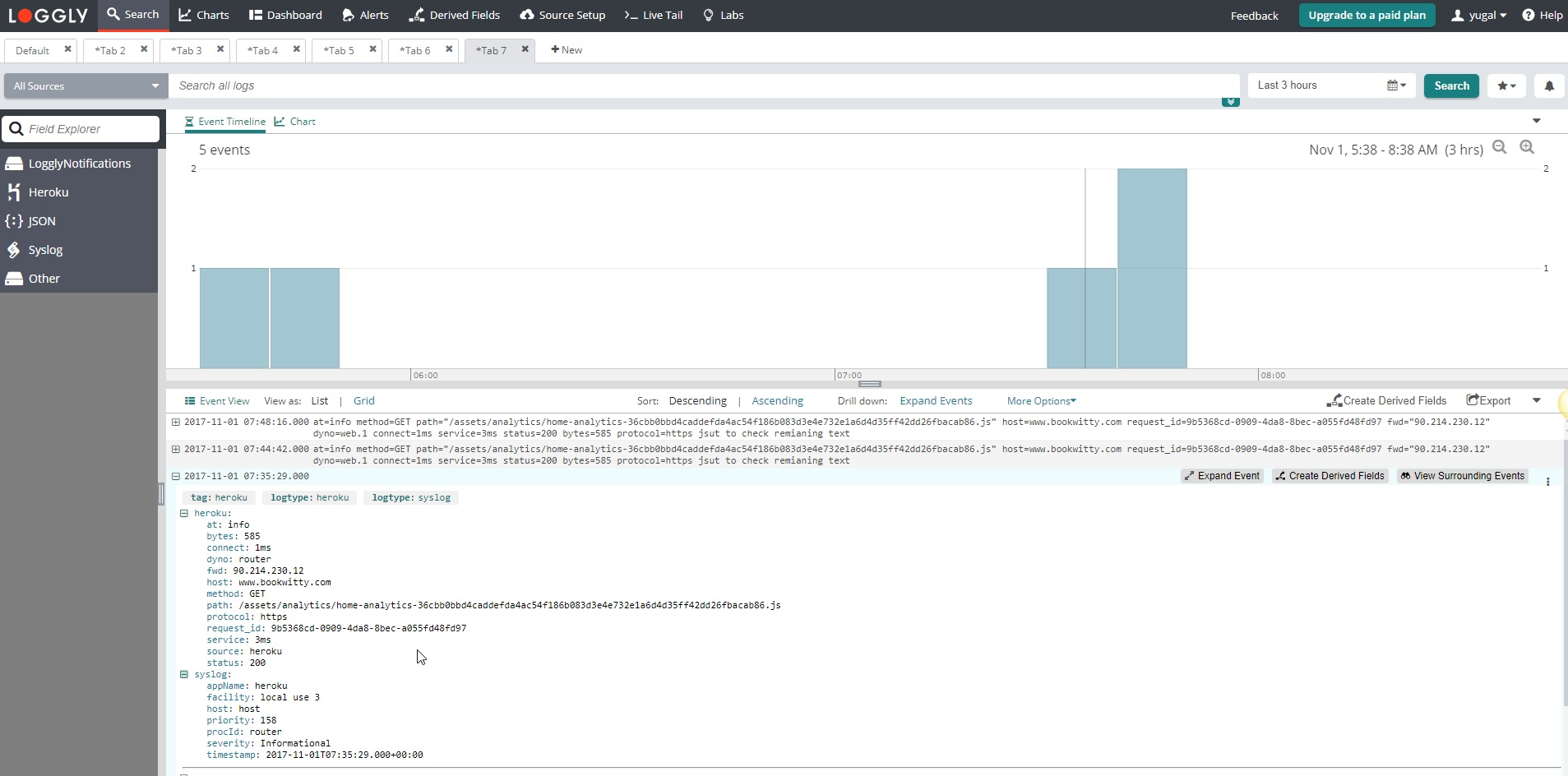 Automated Parsing Log Types