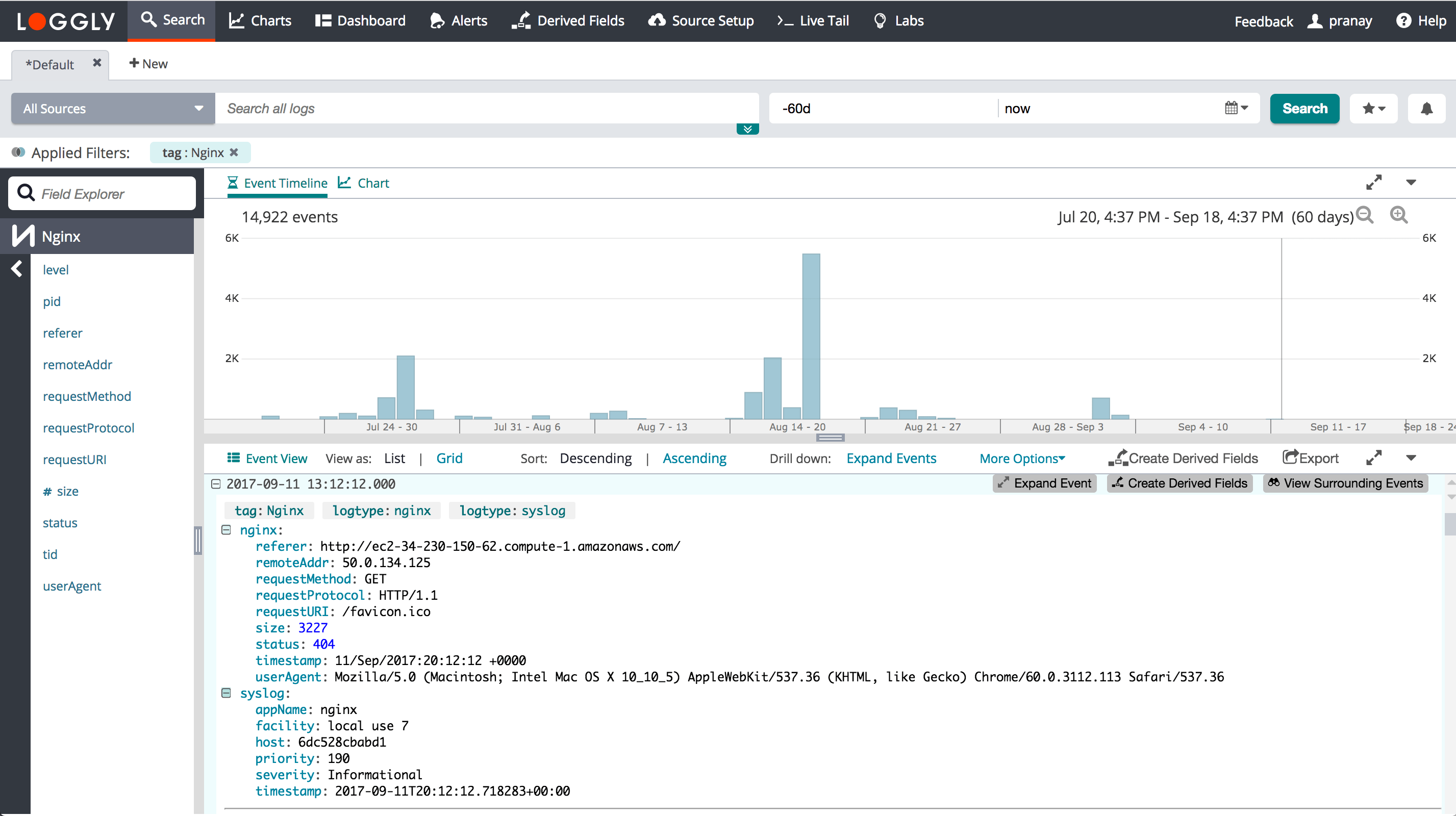 Automated Parsing Log Types