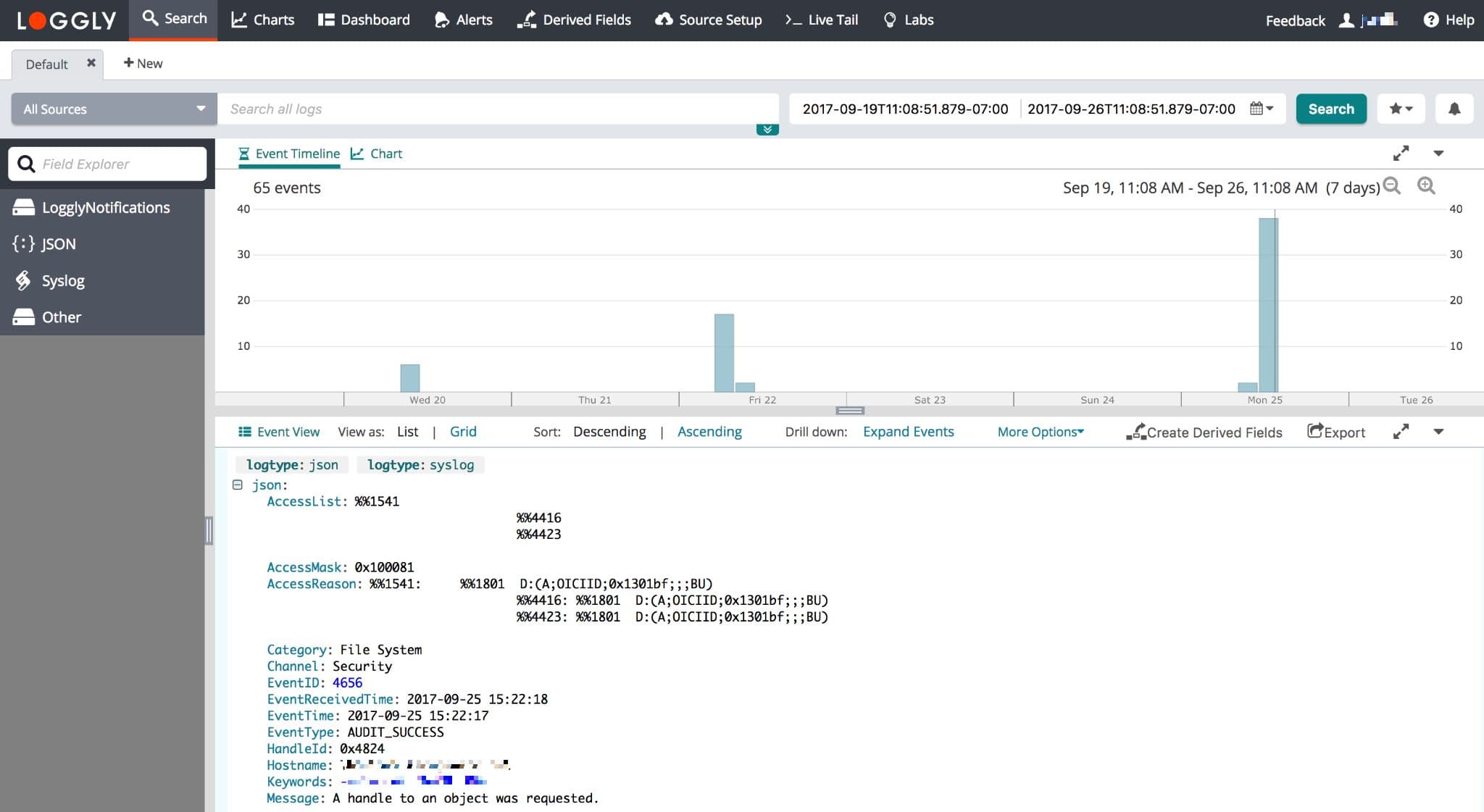 Network Devices Logs Example