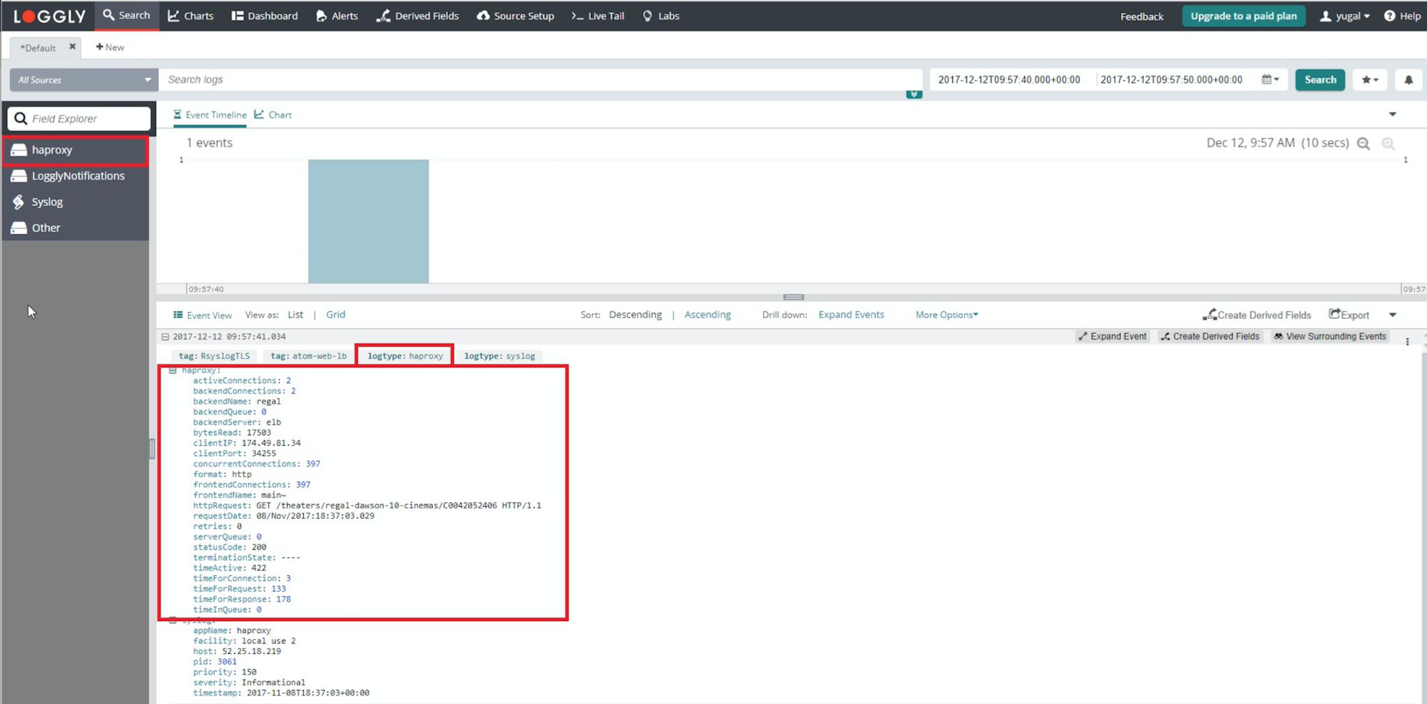 Automated Parsing Log Types
