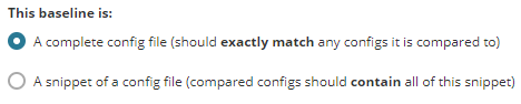 Establish baselines to define approved configurations and identify changes