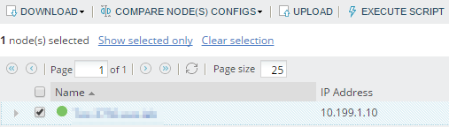 Edit a network config using a script