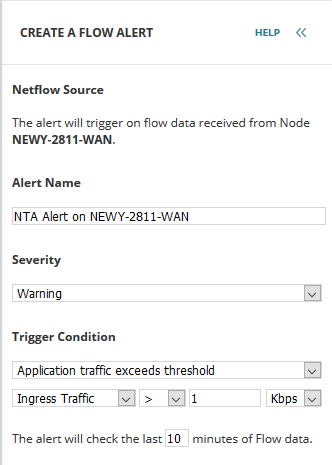 Configure Flow alerts