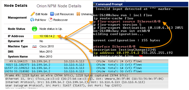 Set up network devices to export NetFlow data